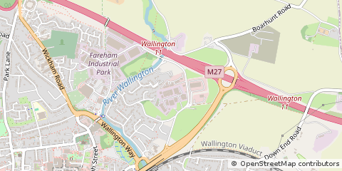 Map of Fareham, Hampshire