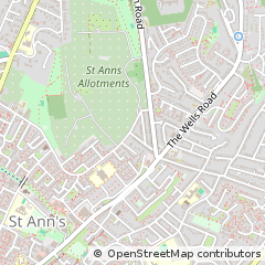 Map of Nottingham