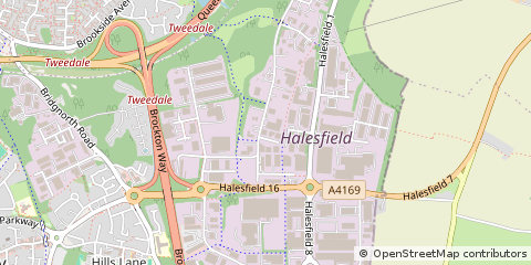Map of Telford, Shropshire