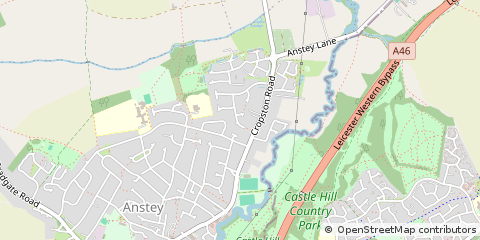 Map of Leicester