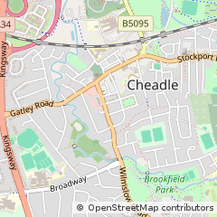 Map of Stockport