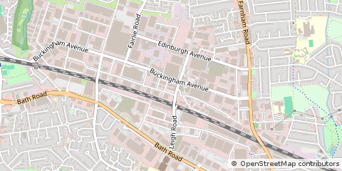 Map of Slough