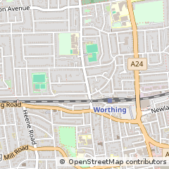 Map of Worthing