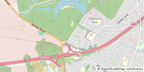 Map of Camberley