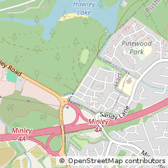 Map of Camberley