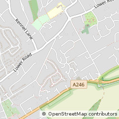 Map of Leatherhead, Surrey