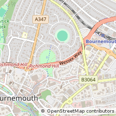 Map of Bournemouth