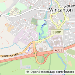 Map of Wincanton, Somerset