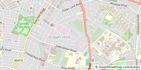 Map of Leicester