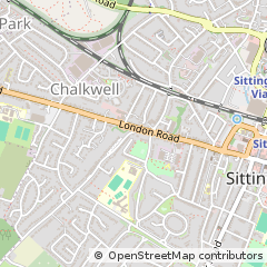 Map of Sittingbourne, Kent