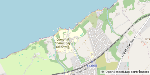 Map of Holywood, County Down