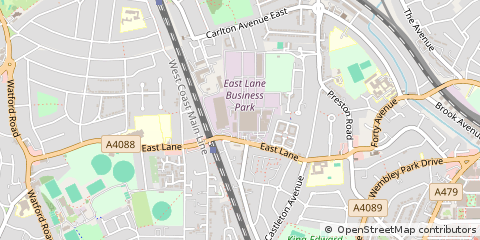 Map of Wembley