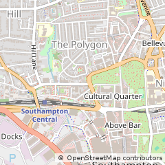 Map of Southampton