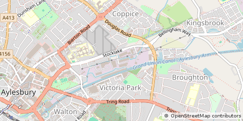 Map of Aylesbury, Buckinghamshire