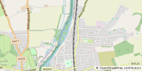 Map of Reading, Berkshire