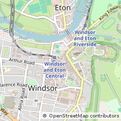 Map of Windsor, Buckinghamshire
