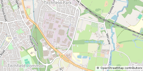 Map of Fareham, Hampshire