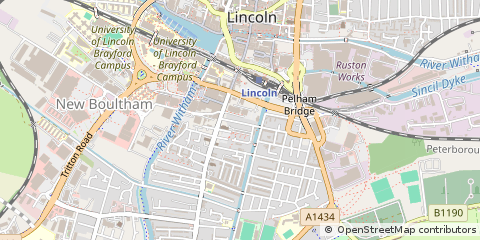Map of Lincoln