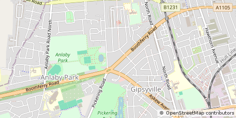 Map of Hull
