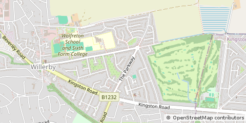 Map of Hull, East Yorkshire