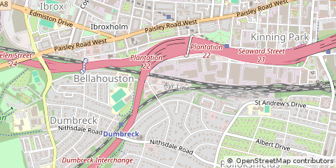 Map of Glasgow