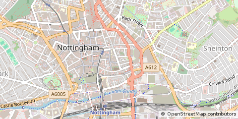 Map of Nottingham
