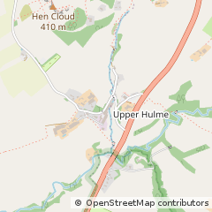 Map of Leek, Staffordshire