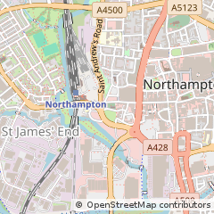 Map of Northampton