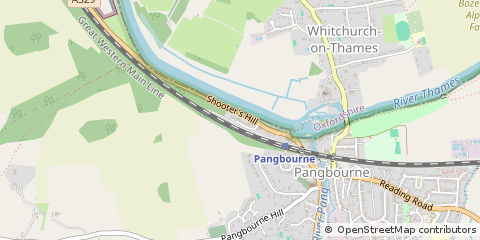 Map of Reading, Berkshire