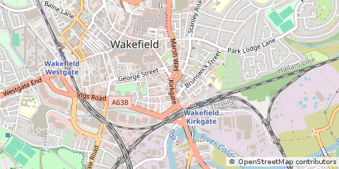 Map of Wakefield