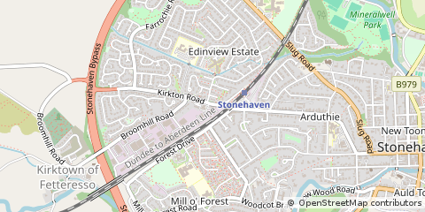 Map of Stonehaven