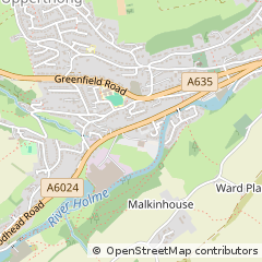 Map of Holmfirth