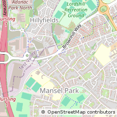 Map of Southampton, Hampshire