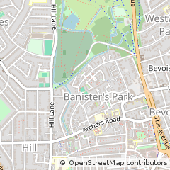 Map of Southampton, Hampshire
