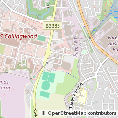 Map of Fareham, Hampshire