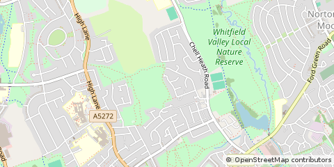 Map of Stoke-on-Trent, Shropshire