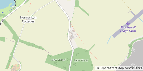Map of Oakham, Rutland