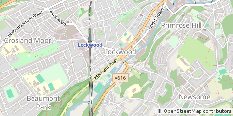 Map of West Yorkshire
