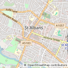 Map of ST Albans, Herts