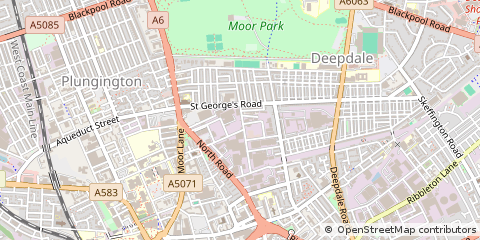 Map of Preston