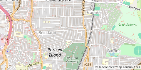 Map of Portsmouth, Hants
