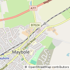 Map of Maybole, Ayrshire
