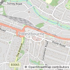 Map of Bournemouth, Dorset