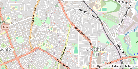 Map of Manchester