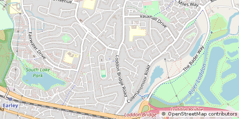 Map of Reading, Berkshire