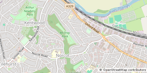 Map of Reading