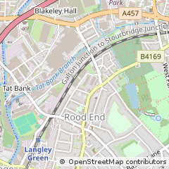 Map of Oldbury, West Midlands