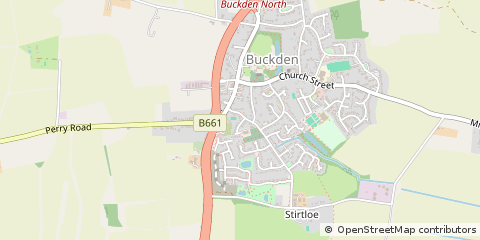 Map of ST. Neots, Cambridgeshire