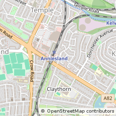 Map of Glasgow, Lanarkshire