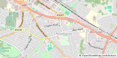 Map of Stoke-on-Trent